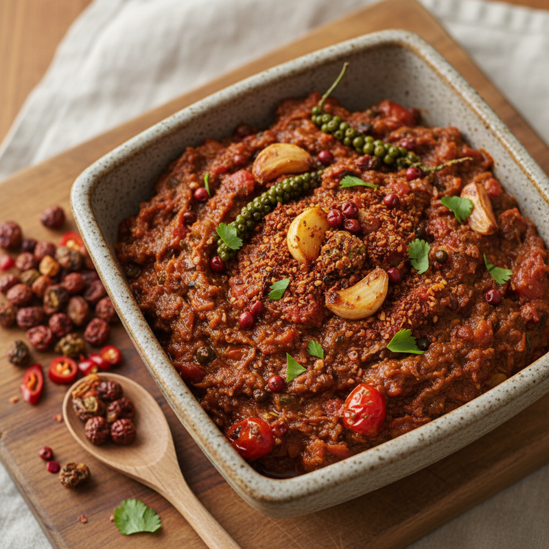 Sichuan Pepper Tomato Chutney